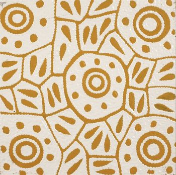Ursula Napangardi Hudson /30 x 30 cm prestretched/Pikilyi Jukurrpa (Vaughan Springs Dreaming)