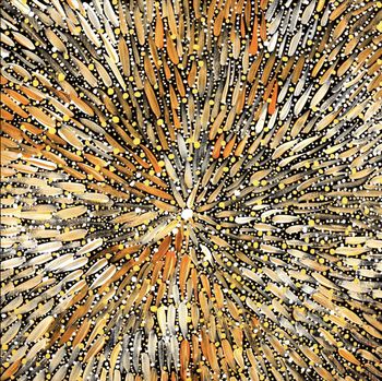 Gwenith Nungarrayi Morris /Yarungkanyi Jukurrpa (Mt Doreen Dreaming) 30 x 30