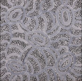 Judith Nungarrayi Martin /Janganpa Jukurrpa (Brush-tail Possum Dreaming)- Mawurrji 30 x 30