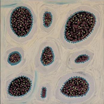 Doreen Chapman /40.5 x 40.5 cm/Ngurra (Home)