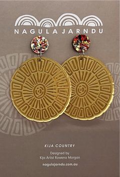 Nagula Jarndu / Kija Country(gold) - Rowena Morgan
