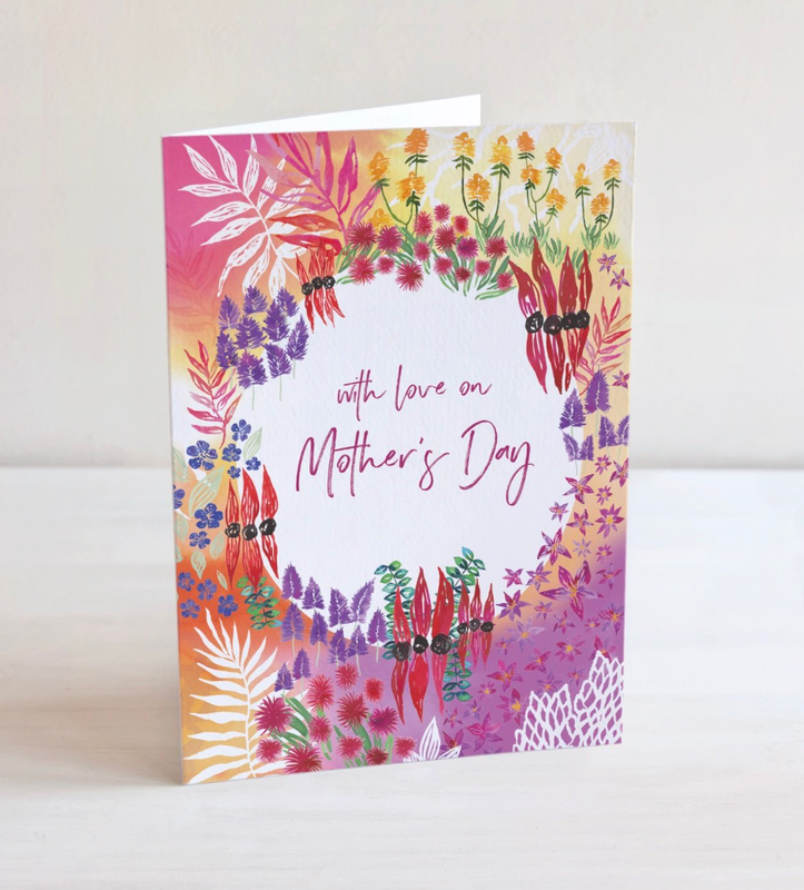 With Love on Mother's Day - Vibrance Card