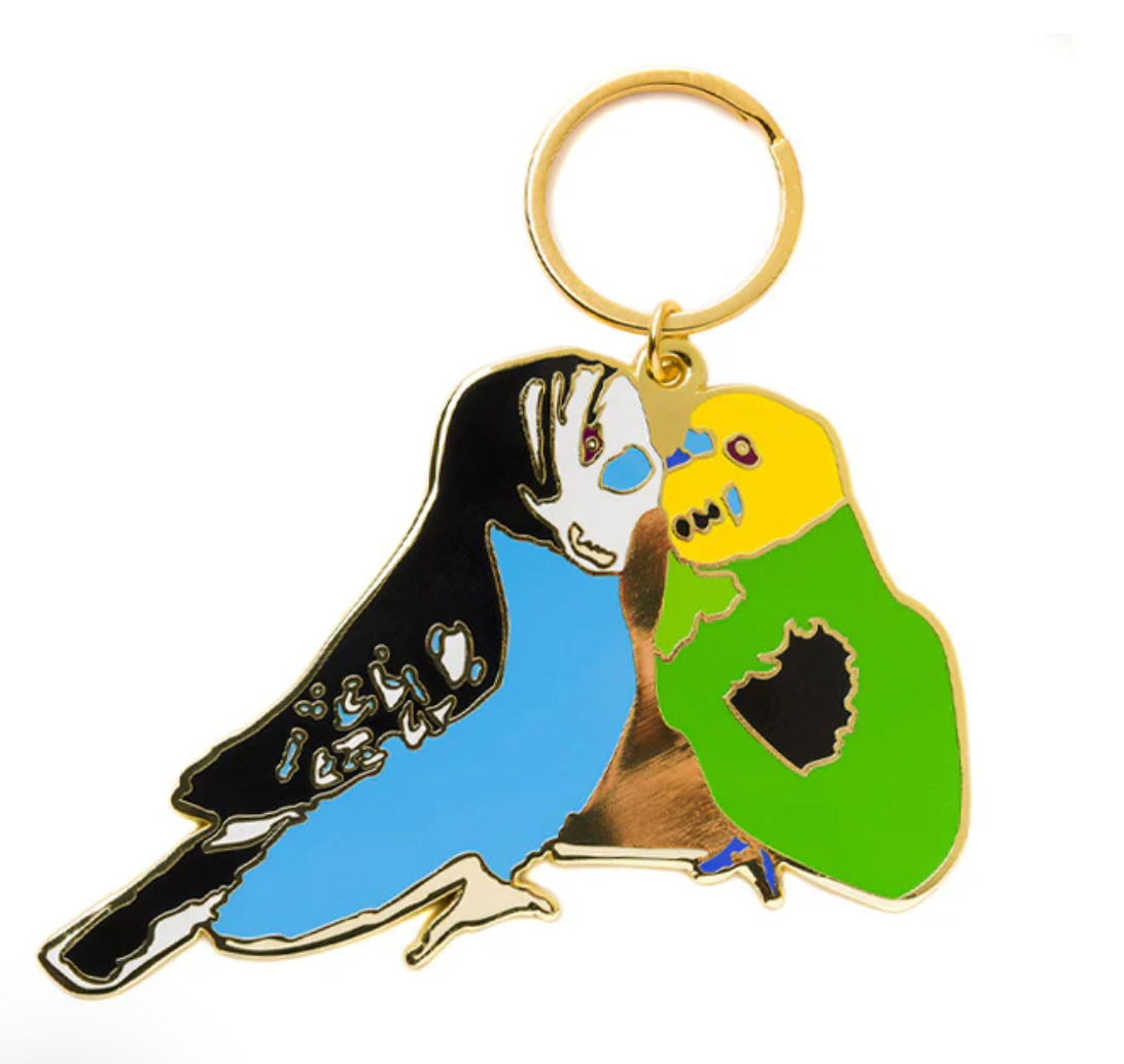 Karen Barnes Kisses Keyring
