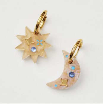 Martha Jean Day Night Earring - Gold