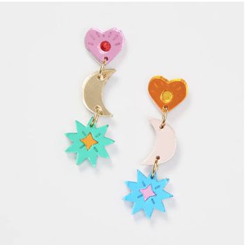 Martha Jean Mia Earrings- Rainbow