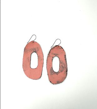Lilly & Mr Fletcher Abstract-painted Earrings (Single Colour) C