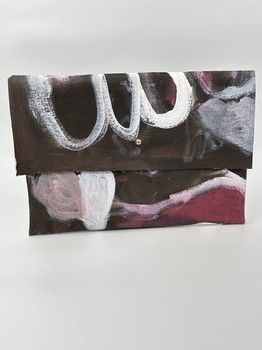 Lilly and Mr Fletcher Abstract Design Clutch LRG