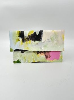 Lilly and Mr Fletcher Abstract Design Clutch SMALL C