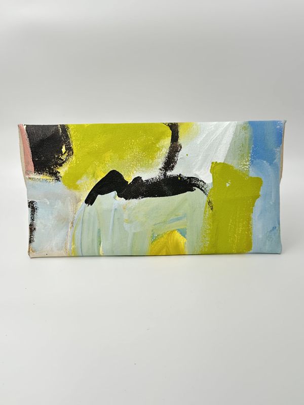 Lilly and Mr Fletcher Abstract Design Clutch MED A