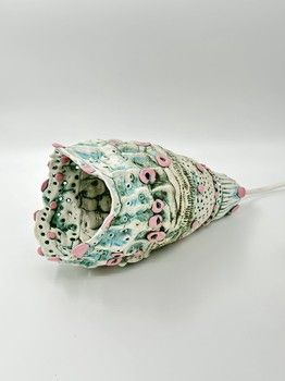 Peta Riley/ Sea Shell Porcelain Lamp Blue