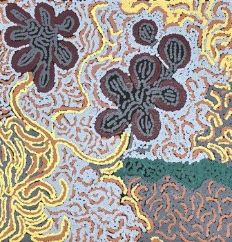 Ruth Bates Pirrnku / 762mm x 762mm / Patjarr Creek
