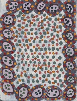 Untitled - Betty Whyoulter - 46cm x 60cm - Acrylic on Canvas