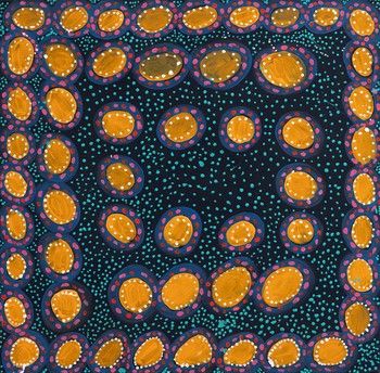 Parnngurr - Betty Whyoulter - Acrylic on Canvas - 91cm x 91cm