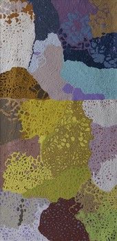 Jupurri - Yikartu Bumba (Petersen) - Acrylic on Canvas - 76cm x 152cm