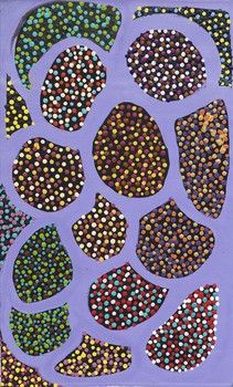 Linyji - Gladys Kuru Bidu - Acrylic on Canvas - 46cm x 76cm