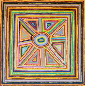 Jartuti - Beverley Rogers - Acrylic on Canvas - 91cm x 91cm