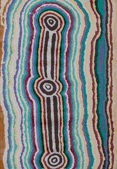 Untitled - Yikartu - Acrylic on Canvas - 61cm x 91cm
