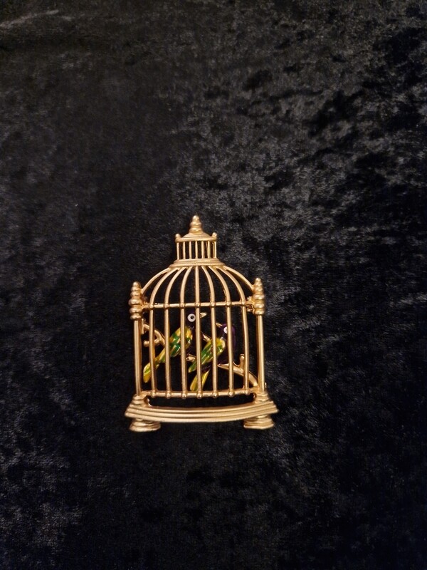 Birdcage Brooch