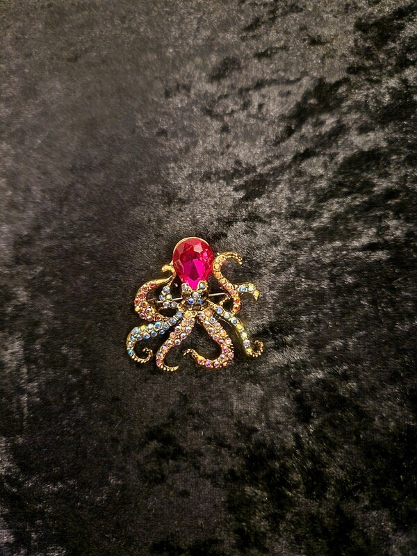 Octopus Brooch