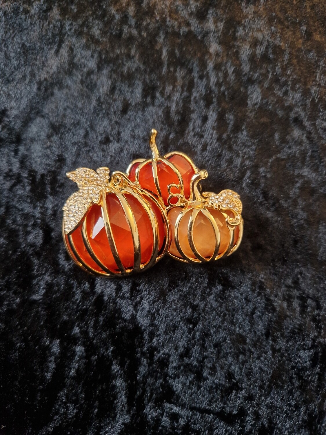 Pumpkin Brooch Large