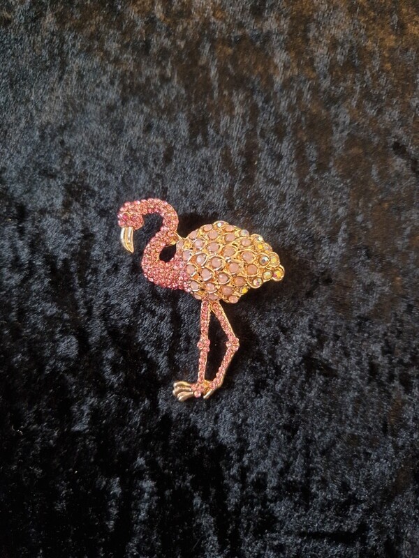 Flamingo Brooch