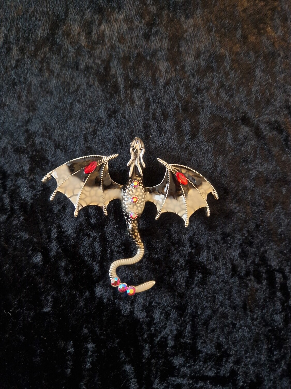 Dragon Brooch Black