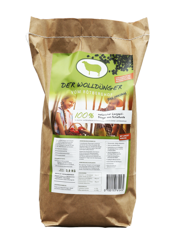 Der Wolldünger vom Rötberghof, 3 kg Der Wolldünger vom Rötberghof, 3 kg