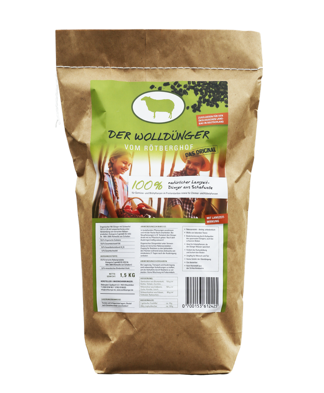 Der Wolldünger vom Rötberghof, 1,5 kg Der Wolldünger vom Rötberghof, 1,5 kg