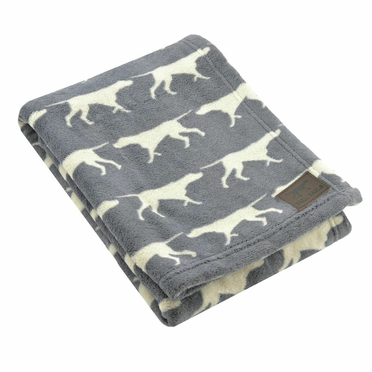 Grey Icon Fleece Dog Blanket