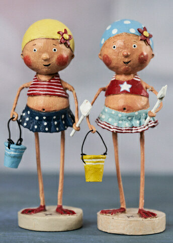 Bathing Beauty (Blue Cap) by Lori Mitchell