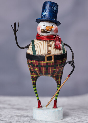 Good Tidings Snowman by Lori Mitchell