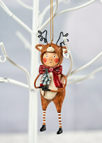 Little Dasher ornament by Lori Mitchell