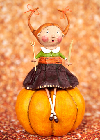 Prissy Pumpkin Eater by Lori Mitchell