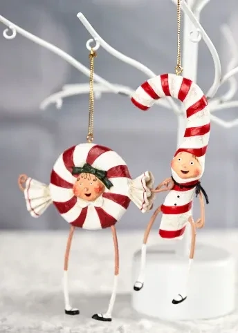 Peppie Mint Ornament by Lori Mitchell