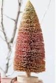 Cream and Pink Ombre Bottle Brush tree