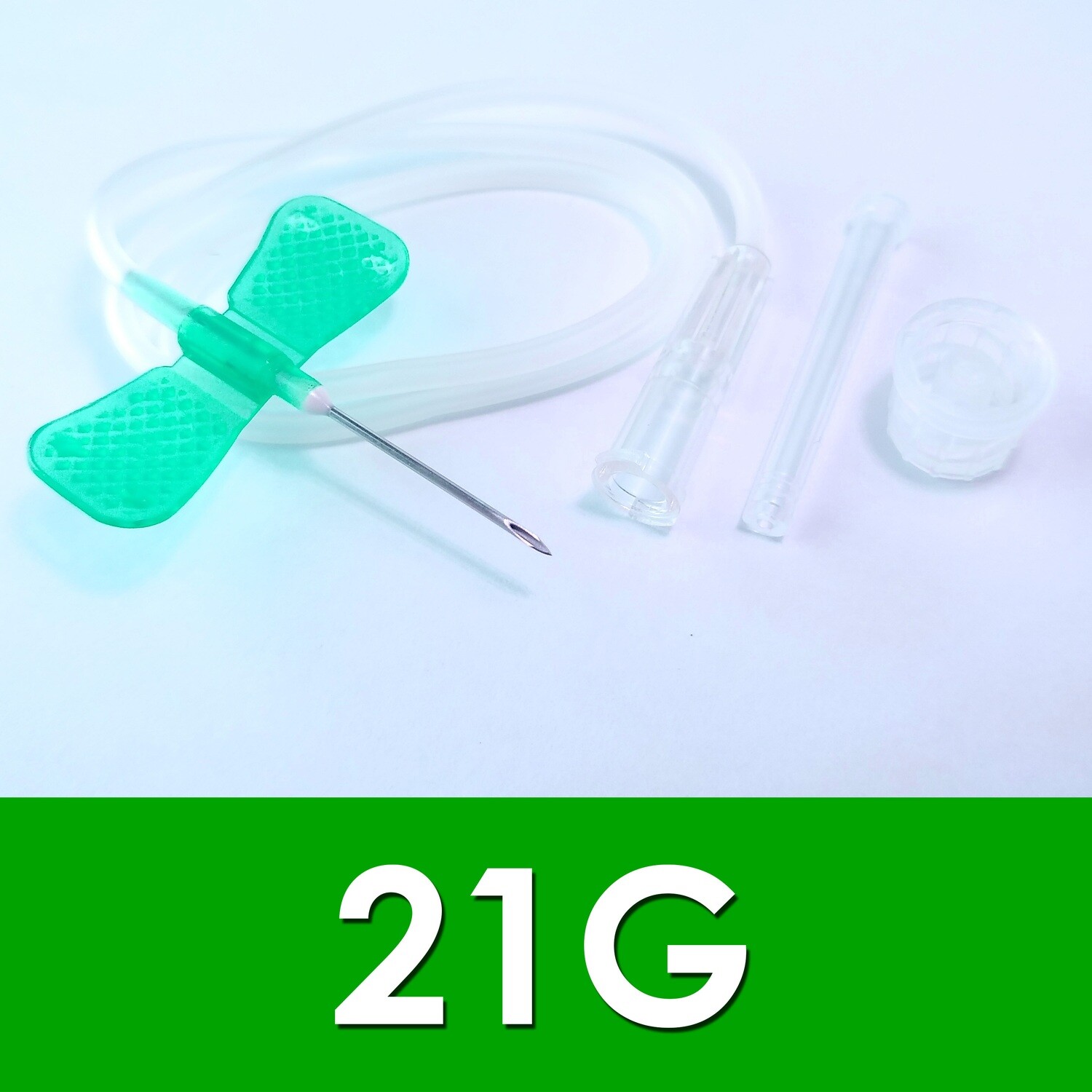 21G Needle Fly / Set Scalp Vein Sterile winged infusion butterfly luerlock