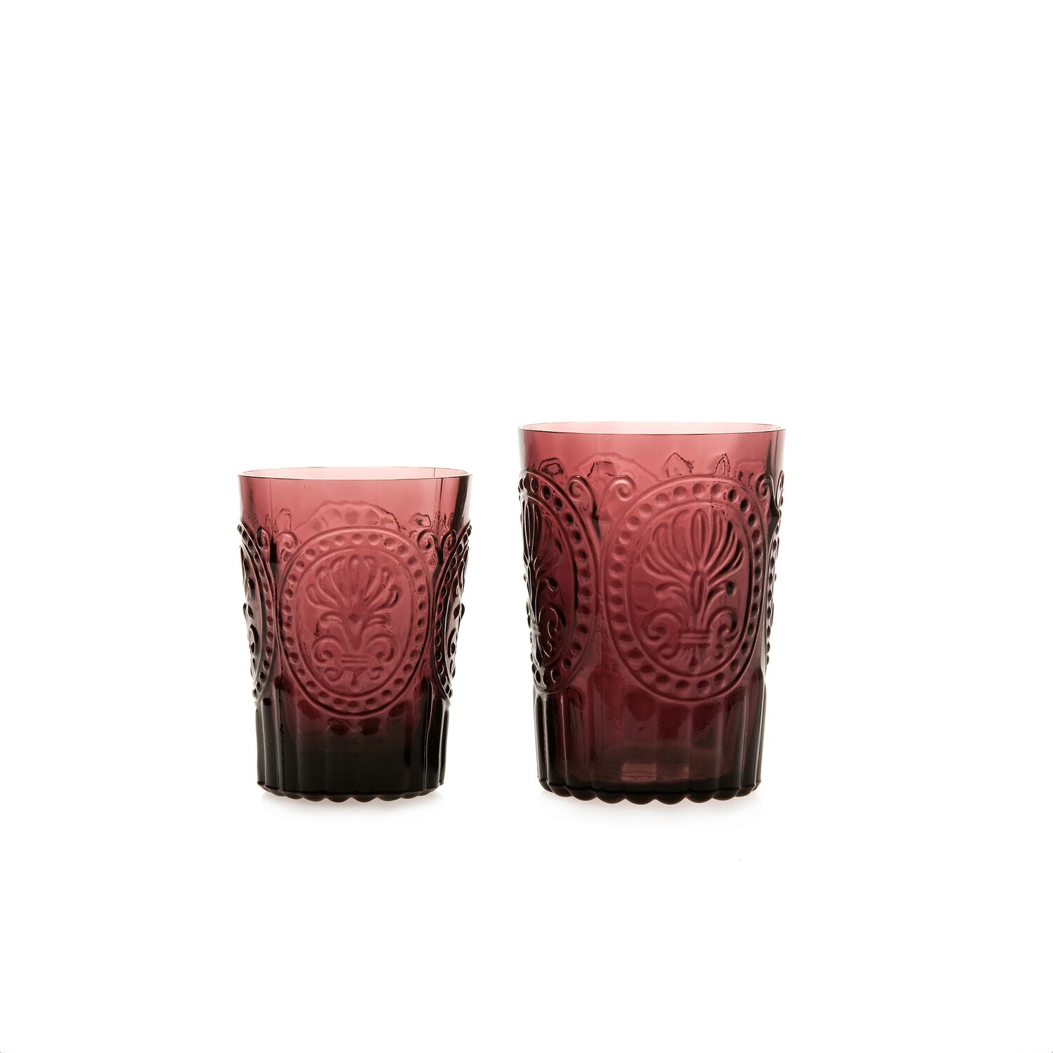 Verre à eau Fleur de Lys bordeaux Verre à eau Fleur de Lys bordeaux