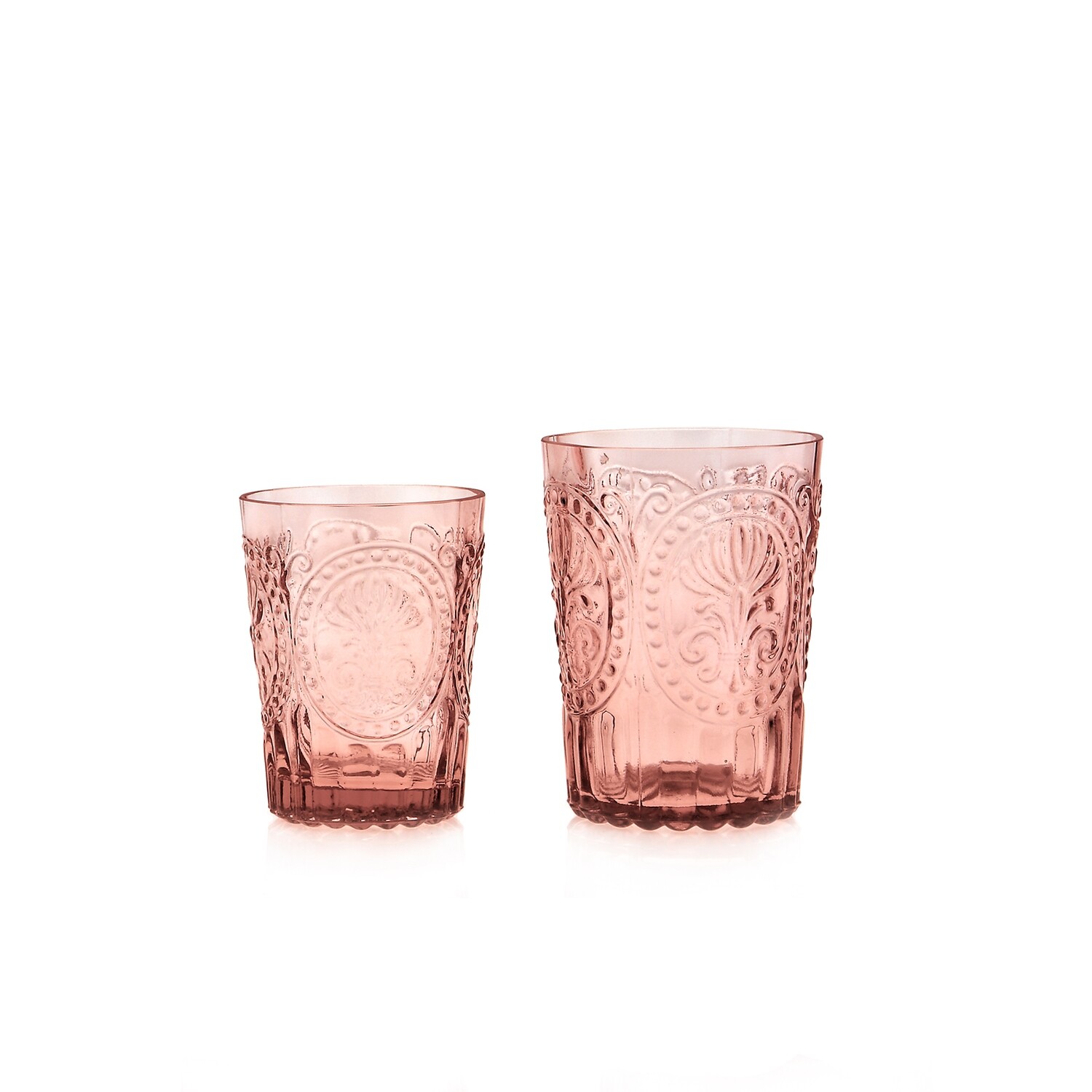 Verre à eau Fleur de Lys rose Verre à eau Fleur de Lys rose