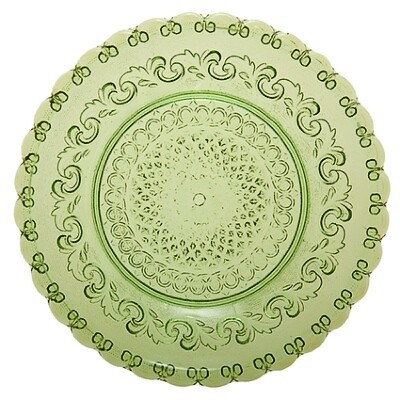 Assiette Fleur de Lys-vert Assiette Fleur de Lys-vert