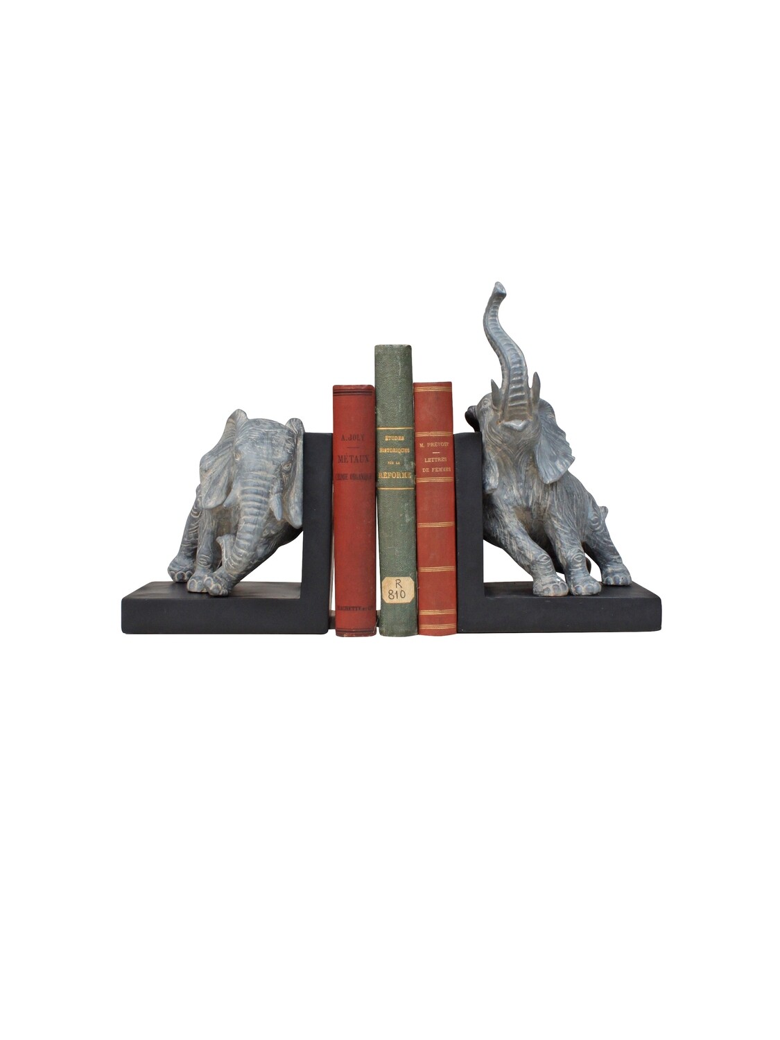 Serre livres Eléphant gris Serre livres Eléphant gris