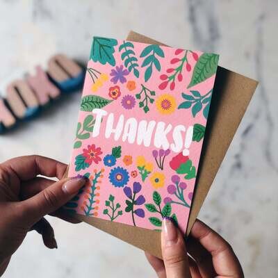 Thank You Card XOXO by Ruth