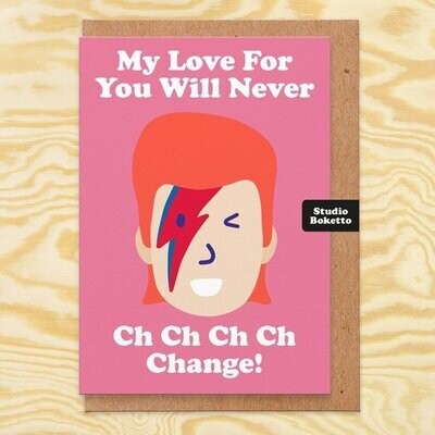 Valentines Card - Bowie