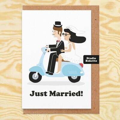 Just Married - Wedding Card