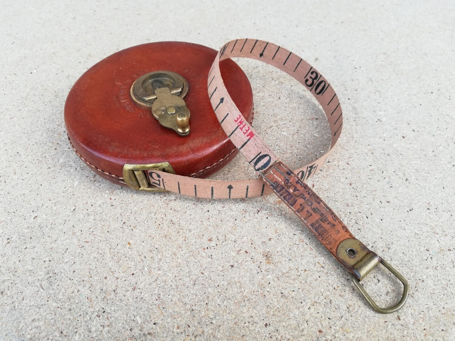Antieke rolmeter Chesterman