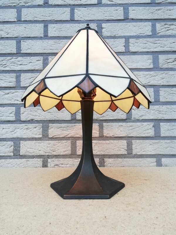 Tiffany lamp neutrale kleuren