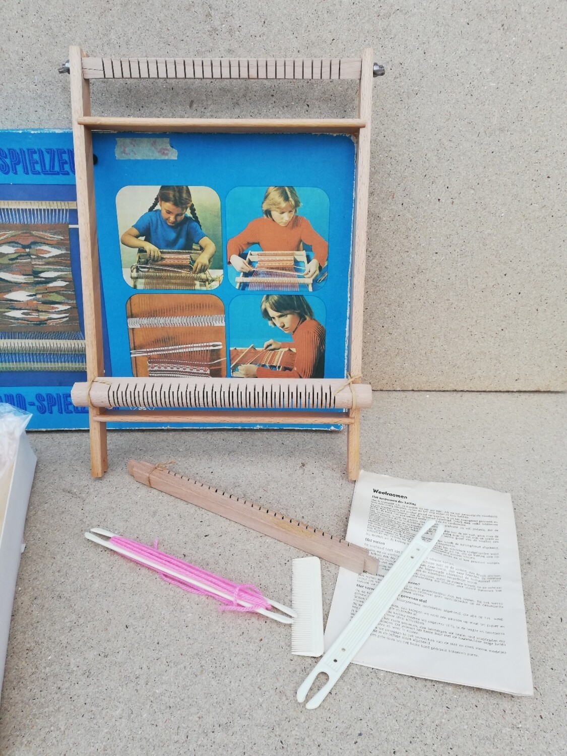 Plaho-spielzeug webrahmen 1982