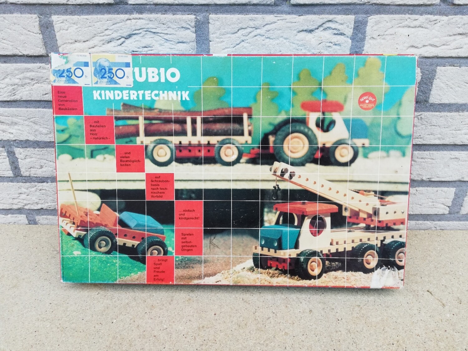Bouwdoos Cubio kindertehnik 1980's