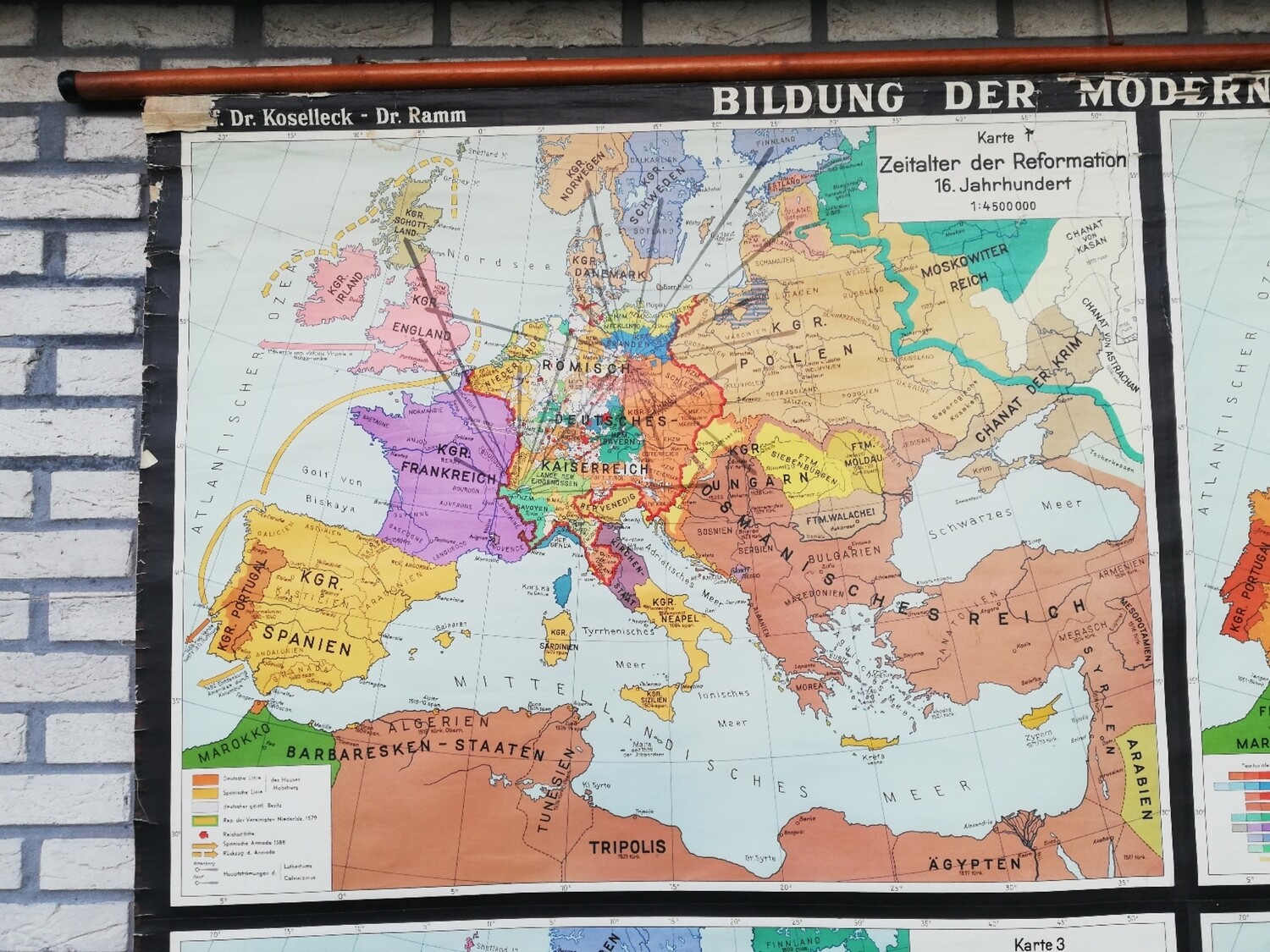 Grote schoolkaart (D) - Europa