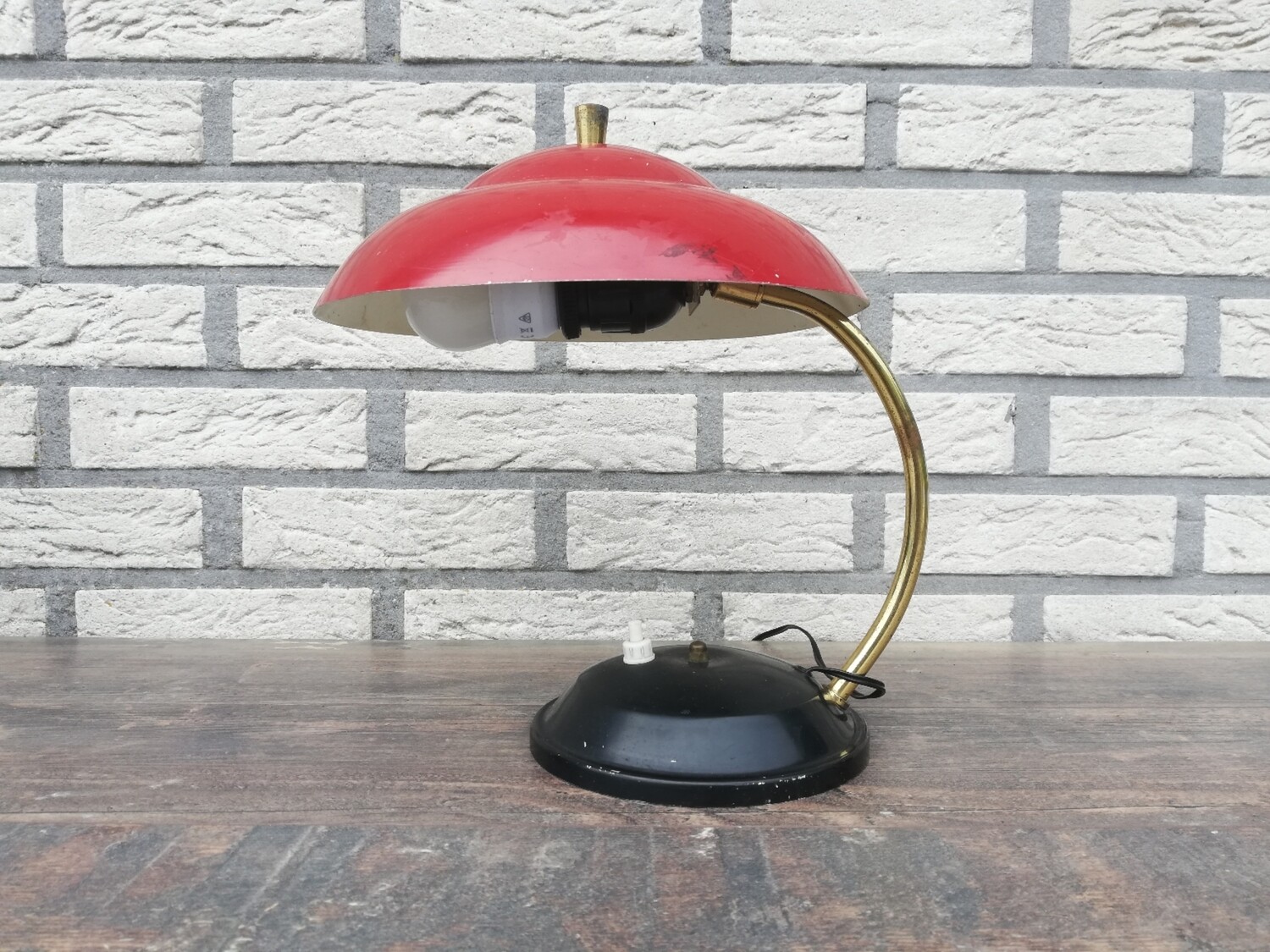 Uniek mid-century bureaulampje