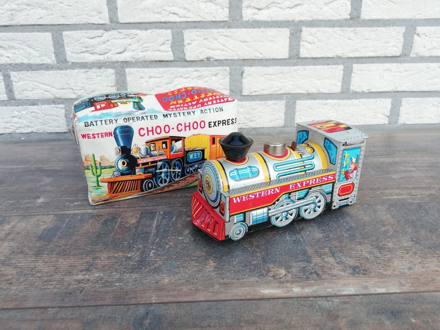 Blikken locomotief Kanto Toys